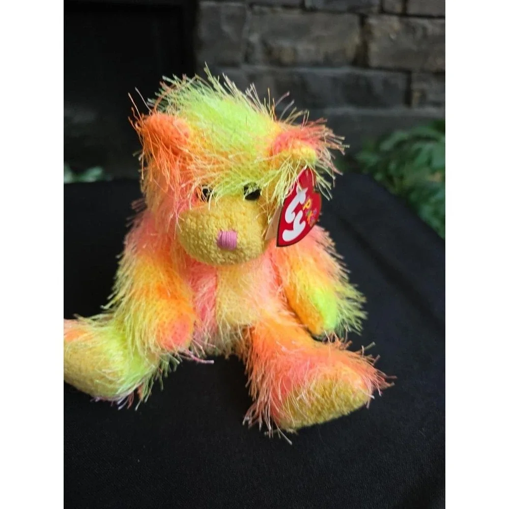 EEUC TY Punkies Rainbow The Bear with Tag